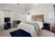 Cozy bedroom with natural light, vintage accents, and neutral tones at 5245 Wilshire Xing, Cumming, GA 30040