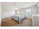 Bright bedroom featuring a ceiling fan, two windows and neutral walls at 110 Centennial Ridge Dr, Acworth, GA 30102