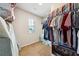 Walk-in closet with shelving and clothing racks for ample storage and organization at 110 Centennial Ridge Dr, Acworth, GA 30102