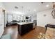 Spacious kitchen and dining area featuring stainless steel appliances, and an island with a double sink at 110 Centennial Ridge Dr, Acworth, GA 30102