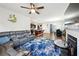 Cozy living room seamlessly connected to the kitchen and dining area, great for entertaining at 110 Centennial Ridge Dr, Acworth, GA 30102