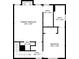 Second floor floorplan of the residence including primary bedroom, walk-in closet, bath and bedroom at 4035 Chelsea Cmn, Tucker, GA 30084