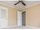 Bedroom with ceiling fan and 2 closets at 870 Richmond Hill Dr, Marietta, GA 30068