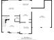 Detailed floor plan showing living room, kitchen, dining room, garage and bath layout at 113 Plumeria St, Canton, GA 30114