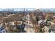 A high-angle shot of a long street with a clear view of the city skyline at 970 Drewry Ne St, Atlanta, GA 30306