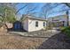 View of a detached garage and shed in backyard at 970 Drewry Ne St, Atlanta, GA 30306