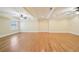 Finished basement with pot lights, ceiling fans, and large windows at 970 Drewry Ne St, Atlanta, GA 30306