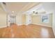 Bright bedroom featuring hardwood floors, a ceiling fan, and neutral walls at 970 Drewry Ne St, Atlanta, GA 30306