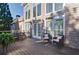 Relaxing back deck area features comfortable seating, an outdoor dining set, and a charming facade at 2813 Long Grove Ct, Marietta, GA 30062