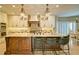 Gourmet kitchen with granite countertops, custom cabinets, and a central island at 2813 Long Grove Ct, Marietta, GA 30062