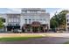 Exterior shot of the historical Earl and Rachel Smith Strand Theatre in Marietta, Georgia at 255 Maple Nw Ave, Marietta, GA 30064