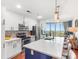Modern kitchen showcasing stainless steel appliances, sleek countertops, and a spacious island at 361 17Th Nw St # 1610, Atlanta, GA 30363