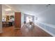 Dining Room featuring hardwood floors and ample natural light at 403 Flint Hill Ct, Lawrenceville, GA 30044