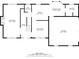 First floor plan layout for the home at 4358 Stockton Way, Marietta, GA 30066