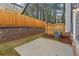 Backyard features a patio area and fence at 1068 Rose Dr, Marietta, GA 30060
