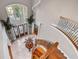 Grand foyer with high ceilings, a spiral staircase, and elegant lighting at 2679 Wynnton Dr, Duluth, GA 30097