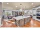 Open kitchen and dining area with expansive countertops and stainless steel appliances at 2679 Wynnton Dr, Duluth, GA 30097