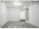 The garage features a clean, open space with a door to the exterior at 5438 Zachary Dr, Stone Mountain, GA 30083