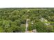 Aerial view of a street with houses surrounded by mature trees at 1551 Avon Ave, Atlanta, GA 30311