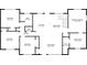 Detailed floor plan showing bedroom, bathroom, kitchen, dining area, and living room dimensions at 1551 Avon Ave, Atlanta, GA 30311