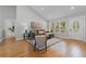 Cozy living room with hardwood floors, stylish furnishings, and ample natural light at 1551 Avon Ave, Atlanta, GA 30311