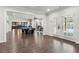 Spacious game room with a pool table, bar area, and access to an outdoor pool area via French doors at 4434 Oglethorpe Nw Loop, Acworth, GA 30101