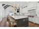 Spacious kitchen with a large island, modern appliances, and an open layout at 4434 Oglethorpe Nw Loop, Acworth, GA 30101