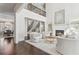 Spacious living room features a fireplace and an open layout to the dining area at 4434 Oglethorpe Nw Loop, Acworth, GA 30101