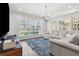 Bright living room with large windows, a comfortable sectional sofa, and a stylish blue rug at 4434 Oglethorpe Nw Loop, Acworth, GA 30101