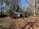 View of the outbuilding/shed in the backyard at 904 Crossing Rock Dr, Lawrenceville, GA 30043