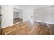 Bright living room with hardwood floors and a large window at 3606 Trickum Ne Rd, Marietta, GA 30066