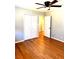 Bedroom featuring the hardwood floors and a closet at 2257 Collins Dr, East Point, GA 30344