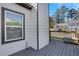 Cozy back deck with a small bench, overlooking the neighborhood at 3242 Kingswood Gln, Decatur, GA 30034