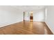 Serene main bedroom with hardwood floors and an ensuite bathroom for added convenience at 5275 Redfield Ct, Atlanta, GA 30338