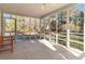 Enjoy the outdoors in this enclosed screened in porch at 935 Old Loganville Rd, Loganville, GA 30052
