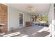 Enjoy the outdoors in this enclosed screened in porch at 935 Old Loganville Rd, Loganville, GA 30052