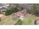 Expansive aerial view of lovely landscaped home featuring a large yard and mature trees at 181 Pinehurst Ln, Marietta, GA 30068
