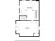 Basement layout with a recreation room, bathroom, and unfinished basement area at 181 Pinehurst Ln, Marietta, GA 30068