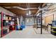 Unfinished basement space with exposed ceiling, shelving, and access to the outside at 181 Pinehurst Ln, Marietta, GA 30068