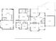 Detailed floor plan showcasing layout of rooms, including bedrooms, kitchen, living room, basement, and outdoor deck at 181 Pinehurst Ln, Marietta, GA 30068