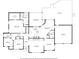 Detailed floor plan highlighting the primary bedroom, kitchen, living room, and outdoor deck at 181 Pinehurst Ln, Marietta, GA 30068
