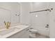 Stylish bathroom featuring modern fixtures, subway tile, and a shower-tub combination at 1836 Memorial Dr # 303, Atlanta, GA 30317