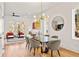 Elegant dining area featuring modern chandelier and an open-concept design at 1836 Memorial Dr # 303, Atlanta, GA 30317