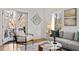 Cozy living room with access to balcony, featuring modern decor and natural light at 1836 Memorial Dr # 303, Atlanta, GA 30317