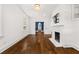 Clean living room with hardwood floors and a fireplace at 1446 Metropolitan Se Ave, Atlanta, GA 30316