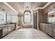 Large bathroom with double vanities, a glass shower, a soaking tub, and lots of natural light at 2225 Johnson Ferry Rd., Marietta, GA 30062