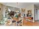 Bright living room featuring hardwood floors, vaulted ceilings, and an open floor plan at 1301 Dayspring Trce, Lawrenceville, GA 30045