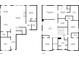 First and second floor plans offer open concept living, multiple bedrooms, and ensuite baths at 1761 Dosk Ave, Lawrenceville, GA 30044