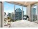 Bedroom with a workstation overlooking city views of Atlanta at 860 Peachtree Ne St # 2001, Atlanta, GA 30308