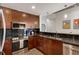 A well-appointed kitchen with stainless steel appliances and granite countertops at 860 Peachtree Ne St # 2001, Atlanta, GA 30308